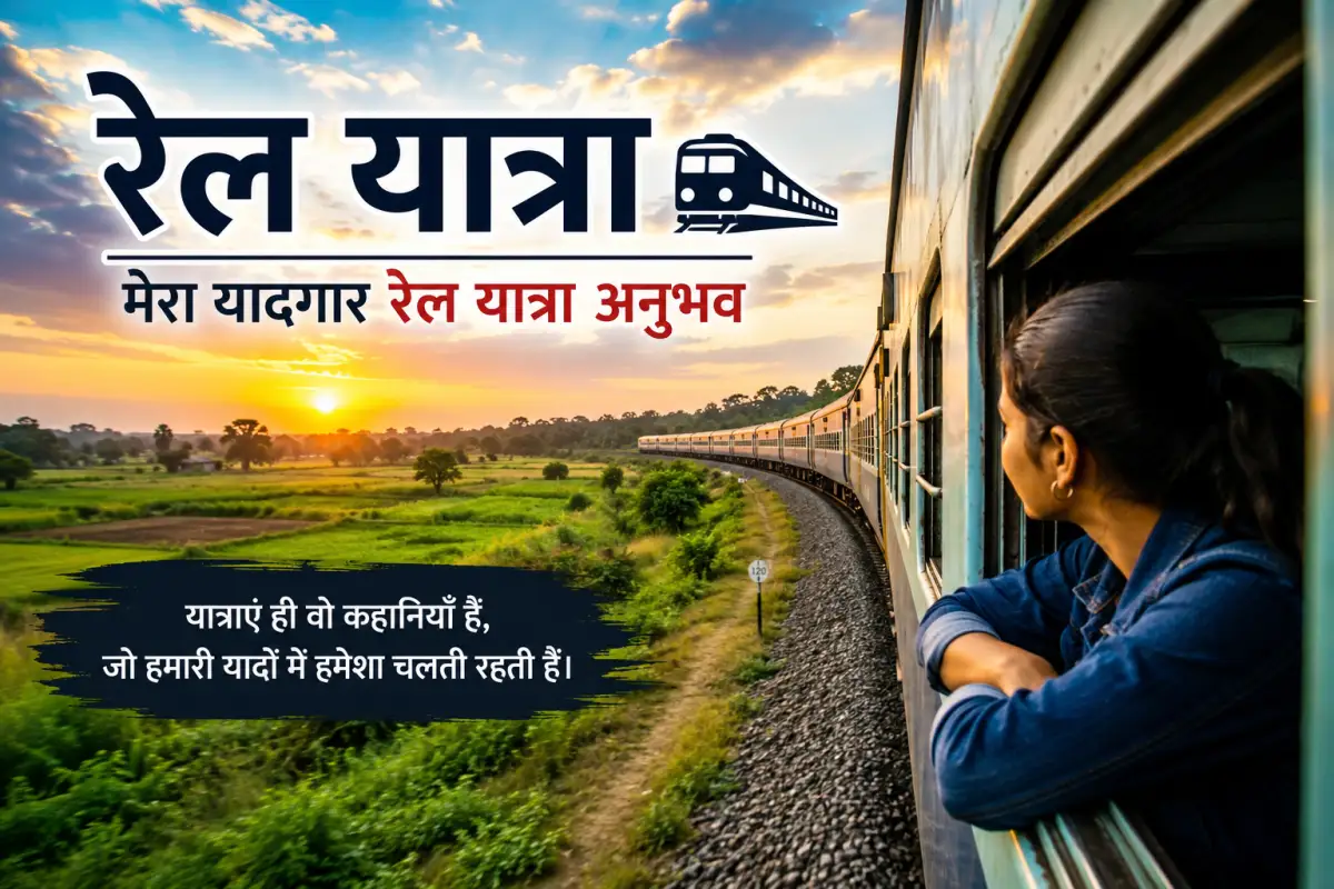 रेल यात्रा पर निबंध: मेरा यादगार रेल यात्रा अनुभव