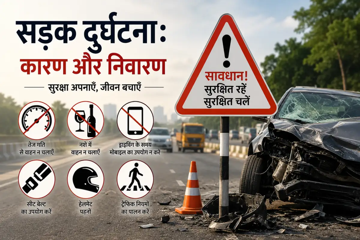 सड़क दुर्घटना: कारण, प्रभाव और बचाव के उपाय