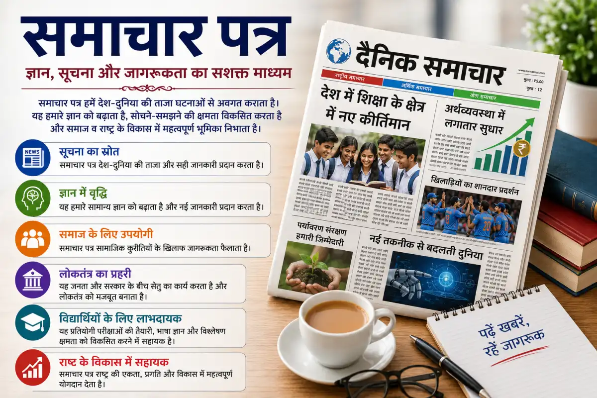 समाचार पत्र पर निबंध