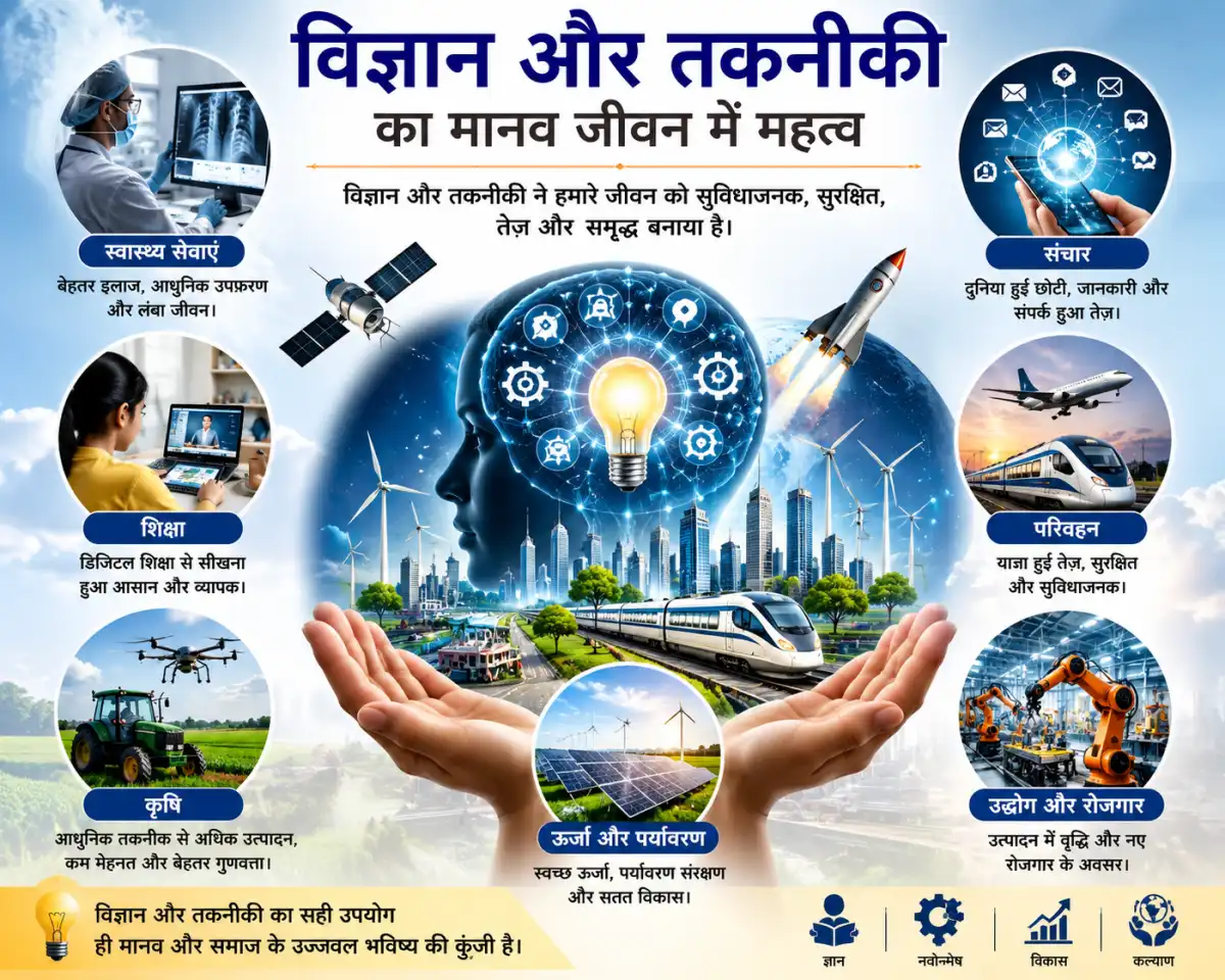 विज्ञान और तकनीकी पर निबंध: आधुनिक जीवन में विज्ञान और तकनीक का महत्व